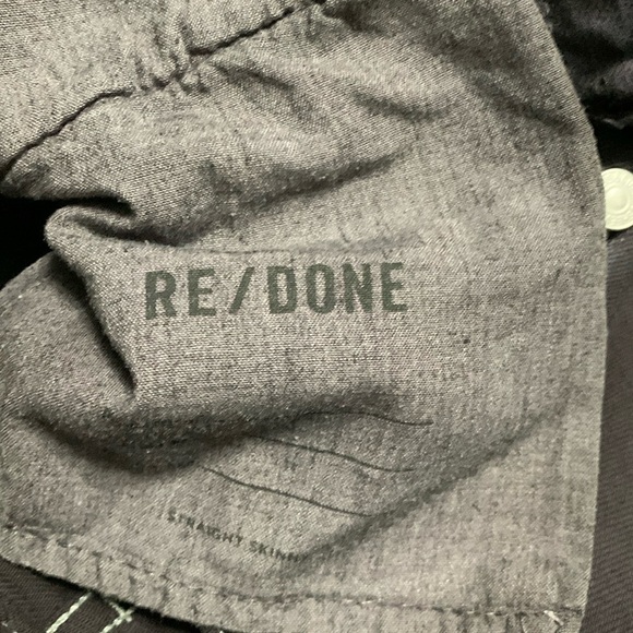 RE/DONE Levi’s Custom Dyed Distressed Jeans 25 - Picture 9 of 14
